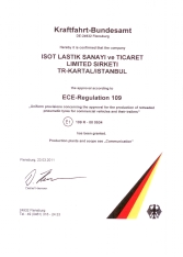 ECE-Regulation 109